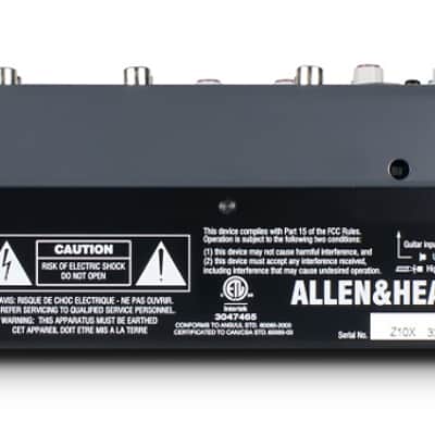 Allen & Heath ZED-10 10-Channel Analog USB Mixer image 3