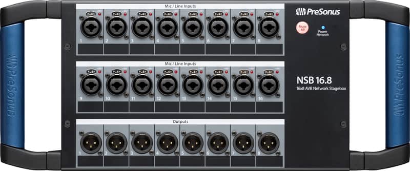 PreSonus NSB 16.8 Networked Stage Box (1 Year Manufacture Warranty) image 1