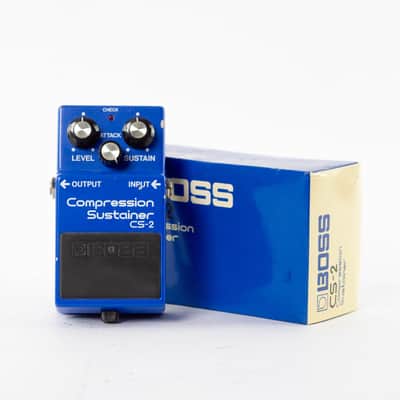 Boss CS-2 Compression Sustainer (Black Label) 1981 - 1989 image 1