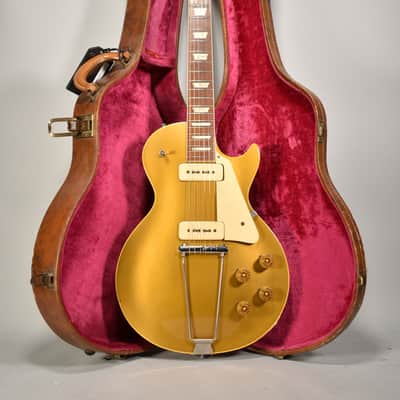 1952 Gibson Les Paul Goldtop Finish Trapeze Tailpiece Vintage Electric Guitar w/OHSC image 1