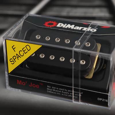 DiMarzio DP216FBK Mo' Joe F-Spaced Humbucker - Black / F-Spaced - Joe Satriani image 1