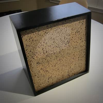 JENCO Speaker Cabinet 10" Vintage NOS Empty Cabinet Only Circa-1950s-1960s-Black with Splatter Grill Cloth image 12