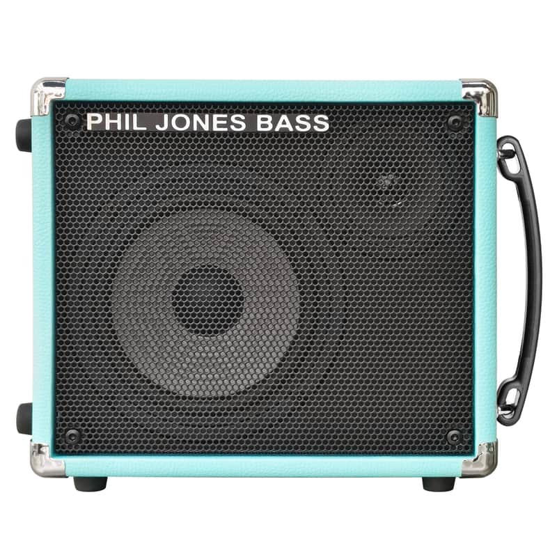 Phil Jones Bass Cab-17 100 Watt Bass Cabinet - Seafoam Green image 1