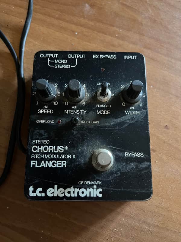 TC Electronic Stereo Chorus + Pitch Modulator & Flanger 1991 - 2016 - Black image 1