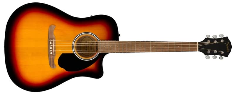 097-2713-532 Fender FA-125CE Dreadnought Acoustic/Electric Guitar Sunburst - Sunburst image 1