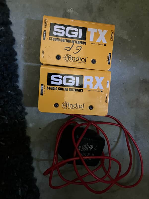 Radial SGI Studio Guitar Interface 2010s - Yellow image 1