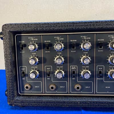 Funky 1978 Guyatone Mk-50 PA system- spring reverb having, 8 track playing, made in Japan gem image 4