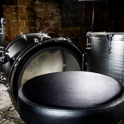 HHG Drums Carbon Steel And Walnut Kit, Brushed Satin Bild 6