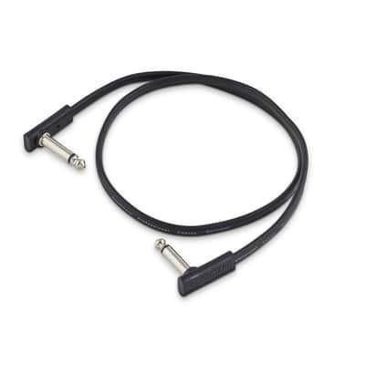 Rockboard Black Flat Patch Cable 1.96 ft / 60 cm / 23 5/8 in (RBO CAB PC F 60 BLK) image 2