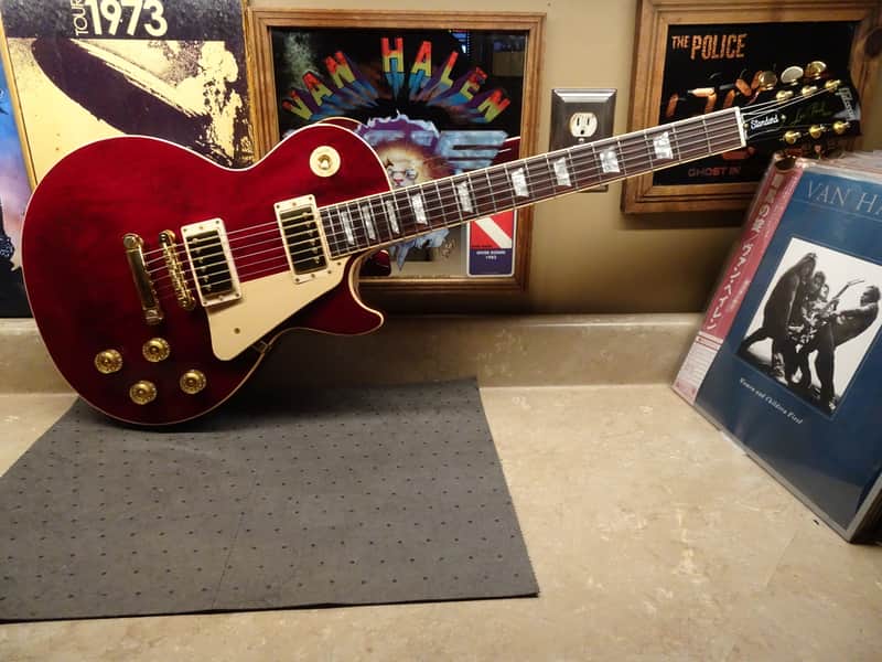 Gibson Les Paul Standard 1998 -100% Original-Outstanding-Limited Edition-Gold hardware Red Wine Cherry image 1