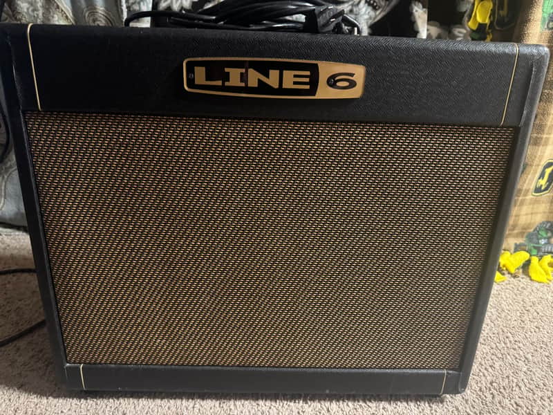 Line 6 DT25 25-Watt 1x12" Digital Modeling Guitar Combo 2011 - 2021 - Black image 1