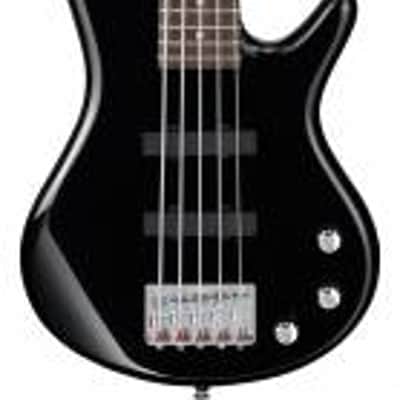 Ibanez GSRM25BK Gio SR miKro Short Scale 5 String Electric Bass, Black image 1