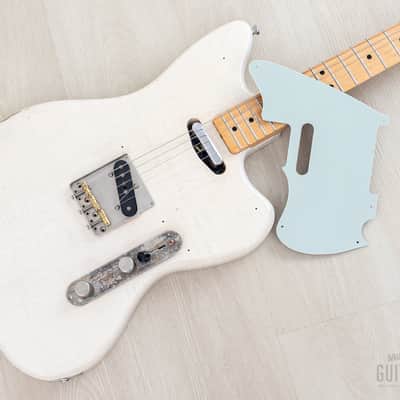 2018 Fender + MJT Telemaster Partscaster Blonde Lacquer Relic, Lightweight Ash w/ Baja 50s Neck, Case image 21