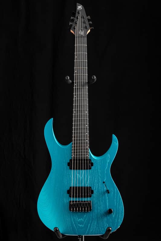 Mayones Duvell DT 7 B26.5 Opal Blue Metallic Matte image 1