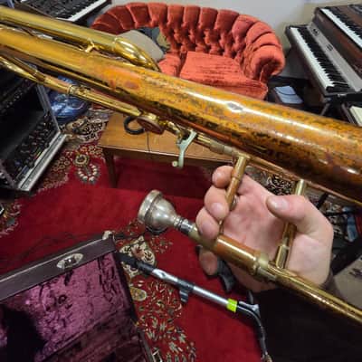 Benge Symphonic 190f Large Bore Trombone w Original Mouthpiece image 11