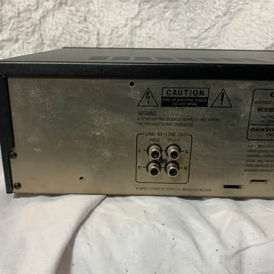Onkyo TA-2026 Vintage Stereo Cassette Tape Deck Black Dolby B/C *NEEDS REPAIR* image 10