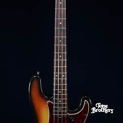 ALL ORIGINAL, 8.3LB! 1969 Fender Precision Bass Sunburst image 3