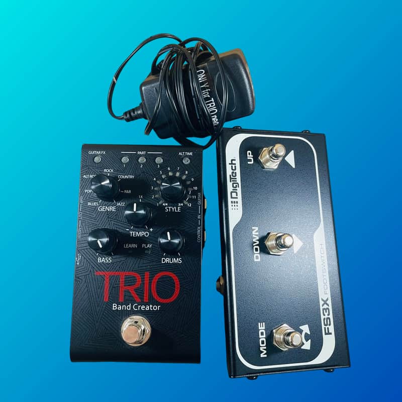 DigiTech TRIO Band Creator w/ FS3X 3-Button Footswitch | Reverb