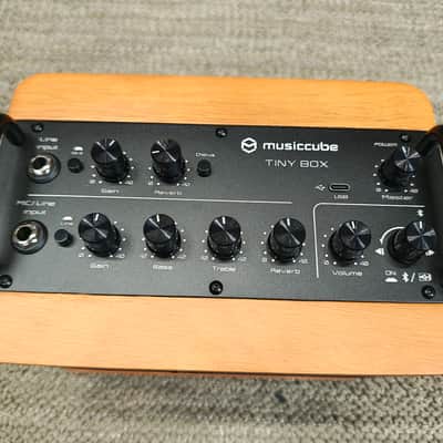 MUSIC CUBE Tiny Box D2 – Oak Brown Amplificatore per chitarra image 2