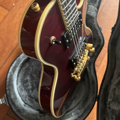 DEMO VIDEO Epiphone Les Paul Custom Prophecy Gibson dirty fingers GX (US customers, tax included in shipping cost)  2009 Black Cherry image 5