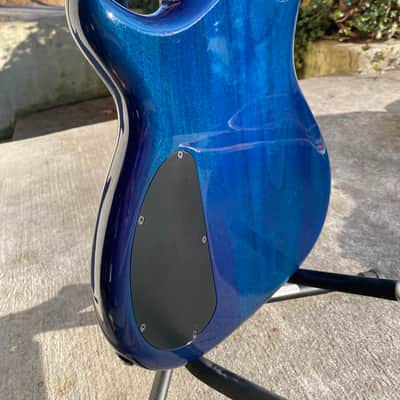 Carvin SC90 Single Cut, Neck Through 90s - Transparent Blue Gloss image 19