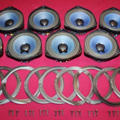 Bose 901 Series V, VI Drivers Perfect cond Set of 9 W/Gaskets and screws image 1
