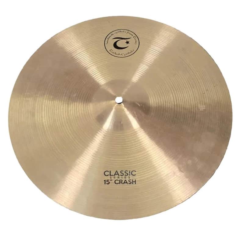 Used Turkish Classic Series Crash Cymbal 15" - Good image 1