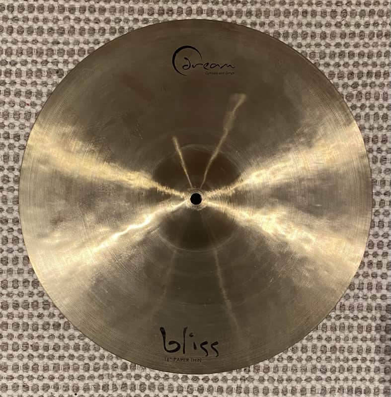 Dream Cymbals 16" Bliss Series Paper Thin Crash Cymbal 2005 - Present - Traditional image 1
