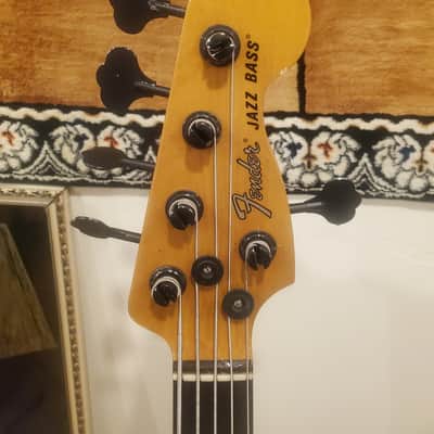 Fender Modern Player Jazz Bass V Satin 2014 - Olympic White image 4