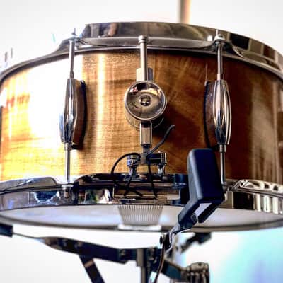 Doc Sweeney Drums 14x6.5 Legend Series Steam Bent Myrtle Snare Drum 2019 Natural image 5