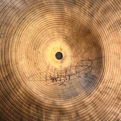 Rare Vintage ZILDJIAN ISTANBUL K 20” Ride Crash Zildjian Forged In Turkey! 2145 g Beautifully Hand Hammered image 5