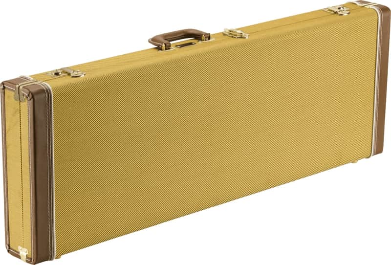 Fender Classic Series Wood Case Strat/Tele, Yellow Tweed Guitar Case image 1