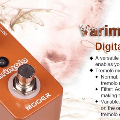 Mooer Varimolo digital tremolo Micro Guitar Effects Pedal 2018 image 4