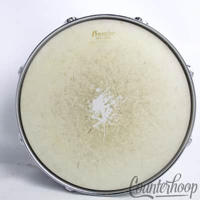 Premier 14x5"Snare Drum Chrome Steel Model 1005 Vintage70s 8Lug England Everplay image 7