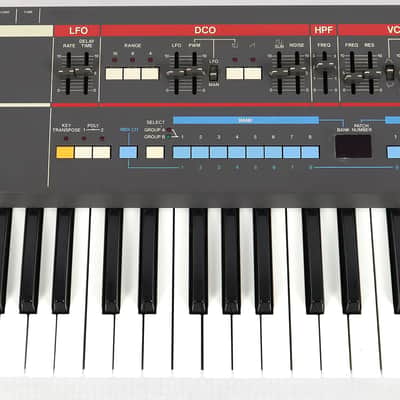 1985 Roland Japan Juno-106 Programmable Polyphonic Synthesizer Synth w/ Case image 3