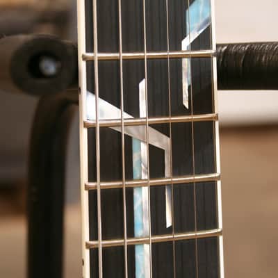 Whalehazard Andromeda Elite 2018 Walnut Burst/Sonic Blue image 7
