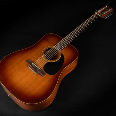 1988 K. Yairi YW11-12 - Vintage Sunburst Satin | Vintage Japan 12-String Dreadnought Acoustic Guitar | OHSC image 5