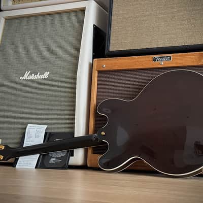 Gibson Custom Shop ES-345 Stereo Reissue Walnut Nur 3,99kg trotz Varitone! Gibson BB.King Customshop Case! 2008 - Walnut image 15