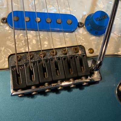 Fender Powerhouse Stratocaster with Rosewood Fretboard 1998 - 2001 - Lake Placid Blue image 5