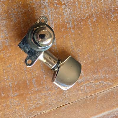 Schaller Double Tab Tuning Peg Sold Each Vintage 1970s Nickel No Issues image 6