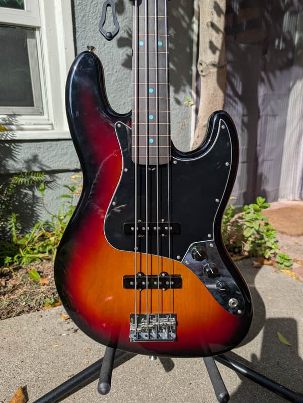 Fender American Professional II Jazz Bass Fretless with Warmoth Neck image 1