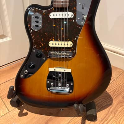 Fender Japan '62 Reissue Jaguar (JG-66) Left-handed - 2006-2008 Sunburst w/ Hard Case image 1