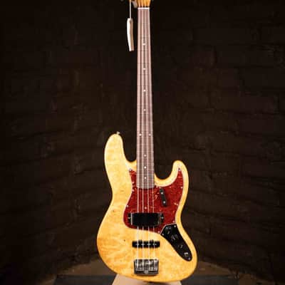 Fender Custom Shop Artisan Maple Burl Jazz Bass - Aged Natural (New) image 1