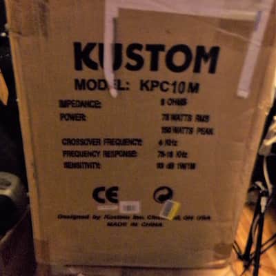 KUSTOM KPC10M/ FLOOR MONITOR- (BLACK) BLACK image 16