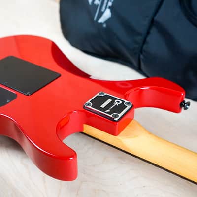 Charvel DK-065 SSH Model 3 Lefty 1990 Ferarri Red Made in Japan MIJ w/ Bag image 21
