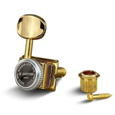 Gotoh Locking Tuners SD91 - 6 in a line - Magnun Lock Trad - Gold - 21333GYTX