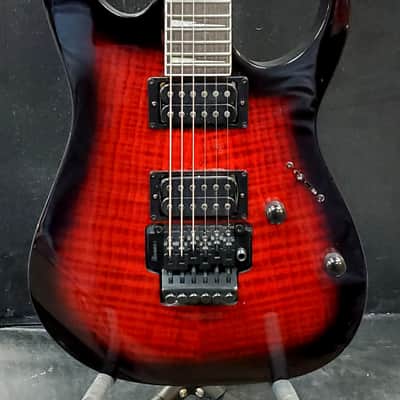 Ibanez GRG320FA-TRB Gio 2024 - Present - Transparent Red Burst w/FREE Pro Set Up image 1