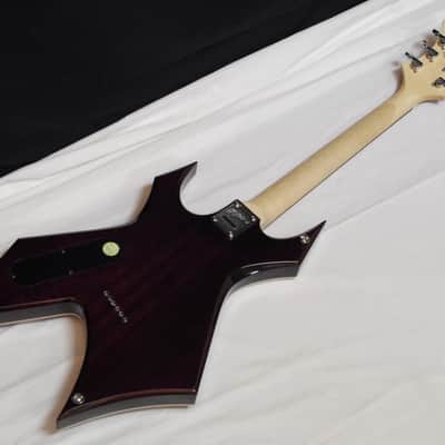 BC RICH Revenge Warlock GUITAR Trans Purple - Widow Headstock - Humbuckers - NEW image 5
