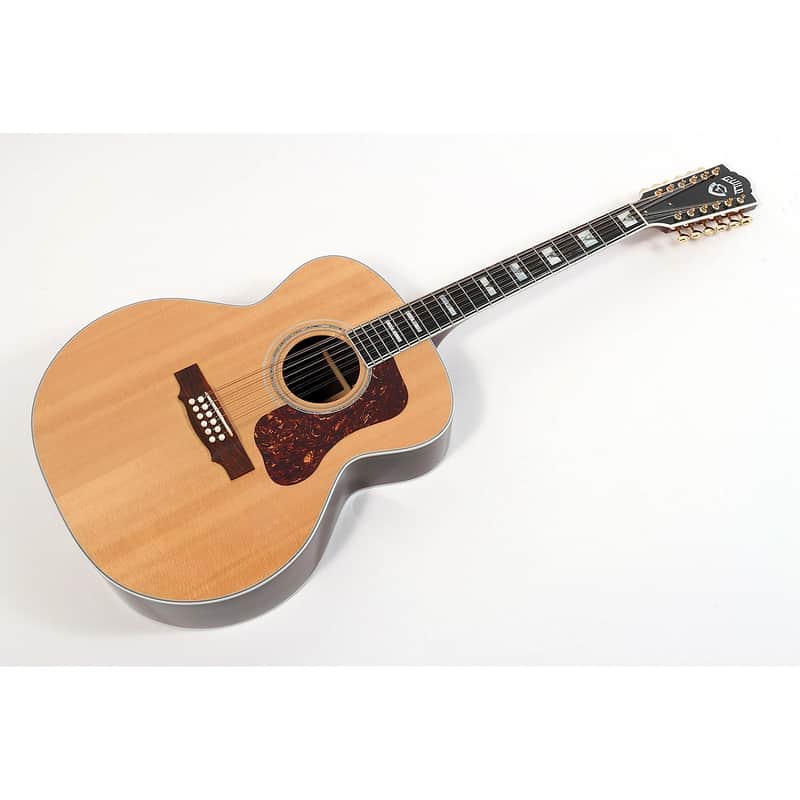 Guild F-512 12-String Acoustic Guitar Natural image 1