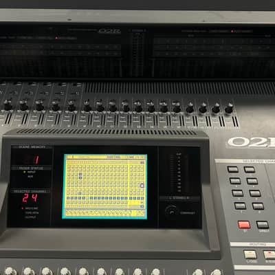 Yamaha O2R Digital Recording Console 24 Channel Mixer with Meter Bridge & 3 Cards image 6